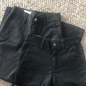 Two pairs- Boys cotton Volcom Pants